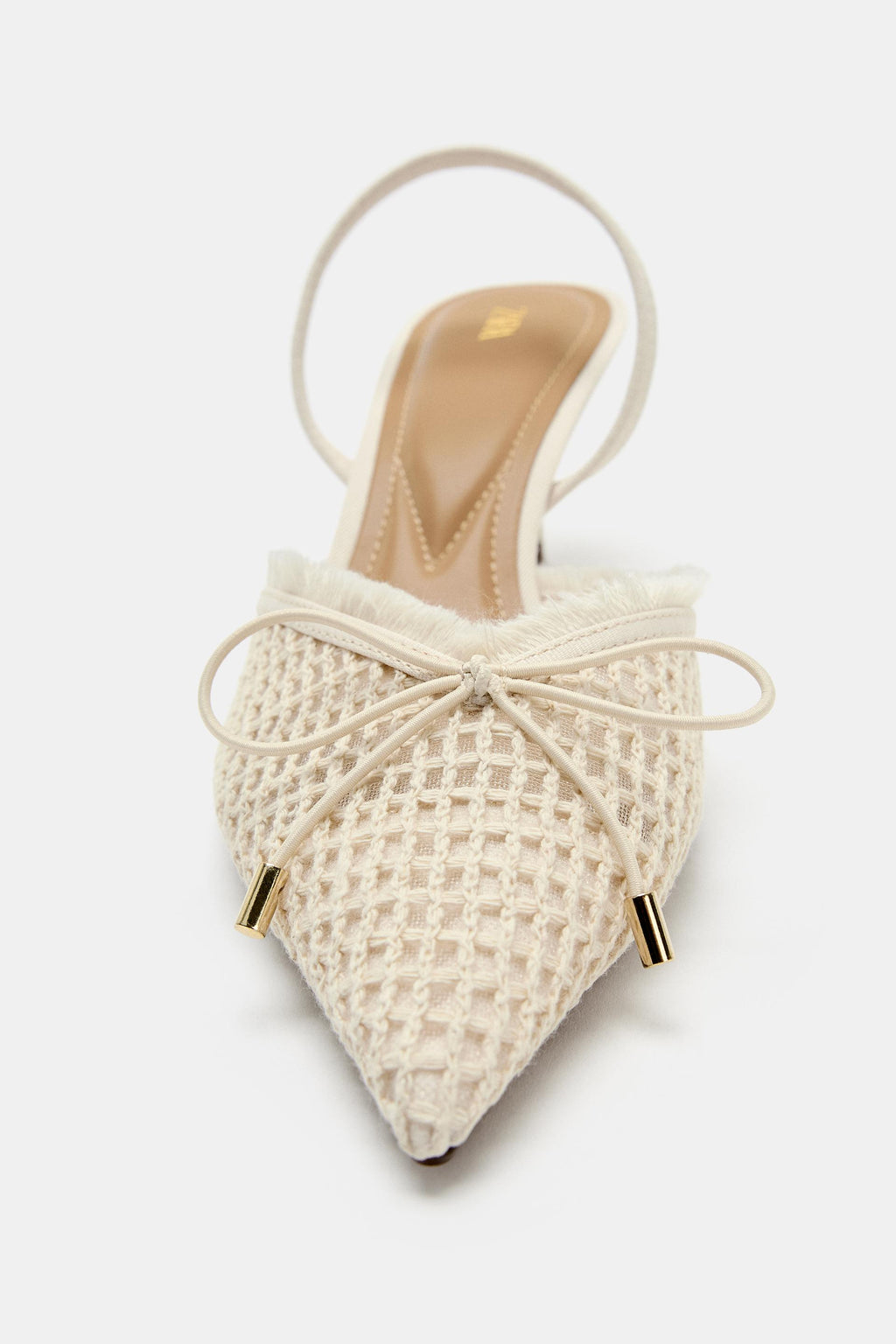 BOW SLINGBACK SHOES