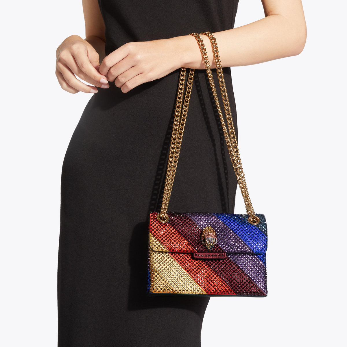 MINI CRYSTAL KENSINGTON BAG