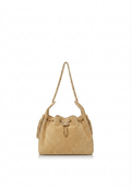 Suede Quilted Small Chanel 25 Handbag