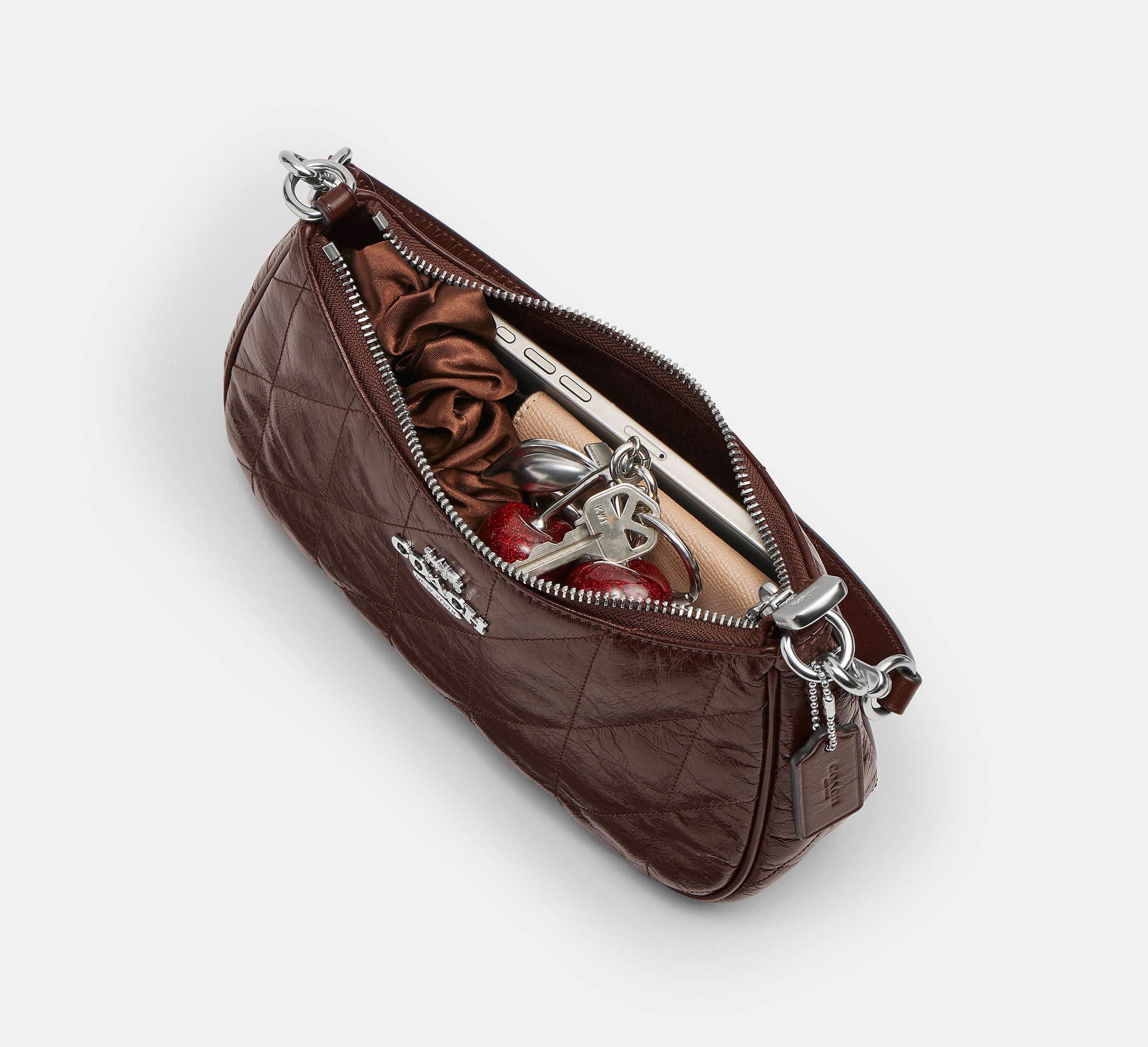 Teri shoulder bag with quilting
