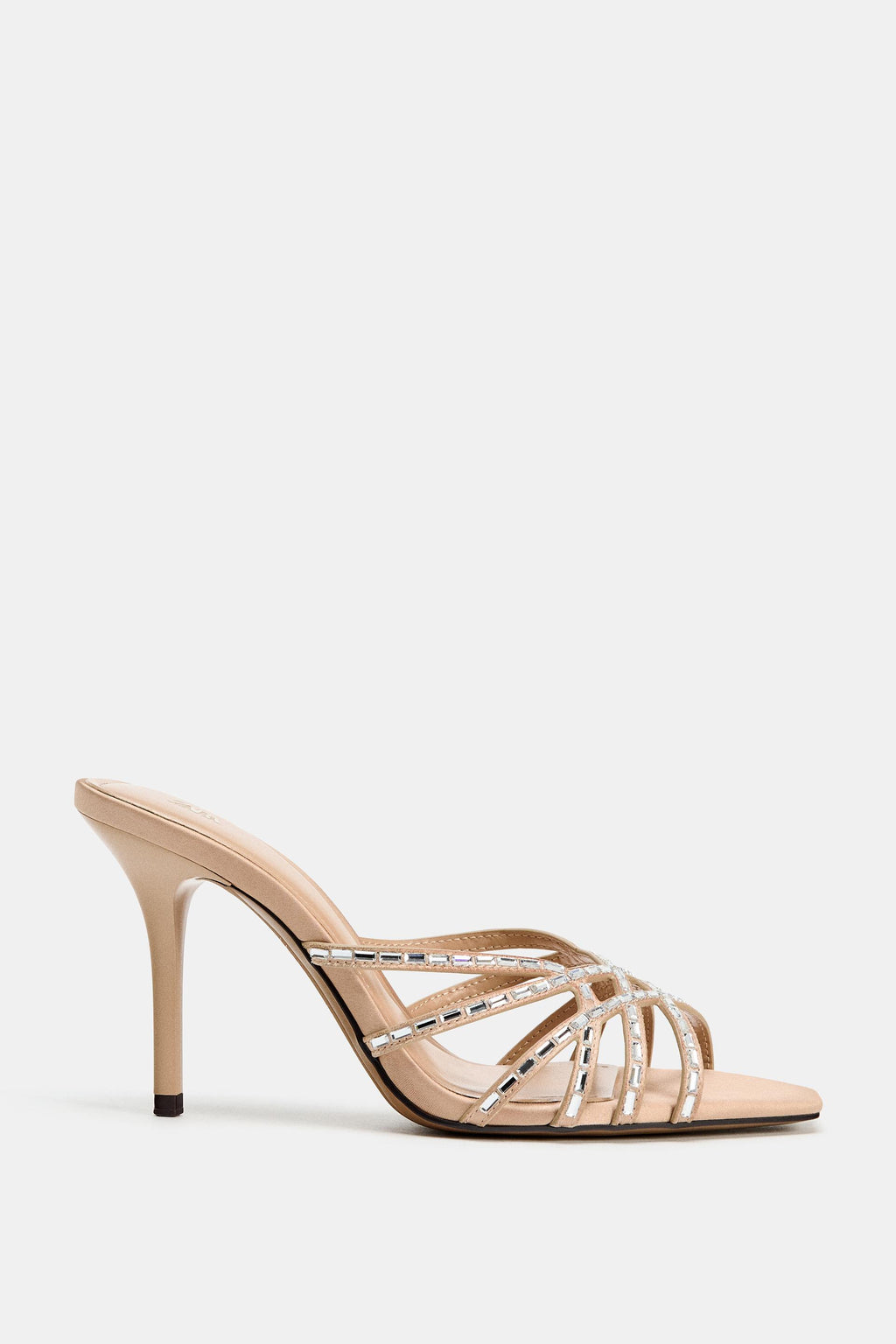 STRAPPY RHINESTONE SANDALS