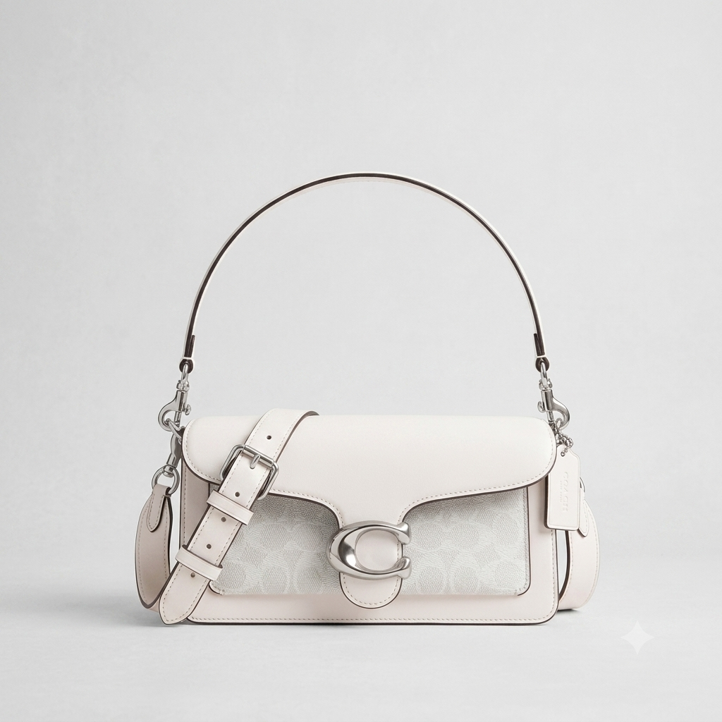 Tabby Shoulder Bag 26 Signature canvas