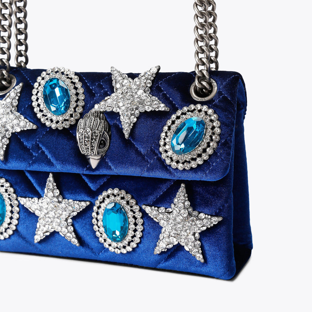 MINI VELVET KENSINGTON BAG