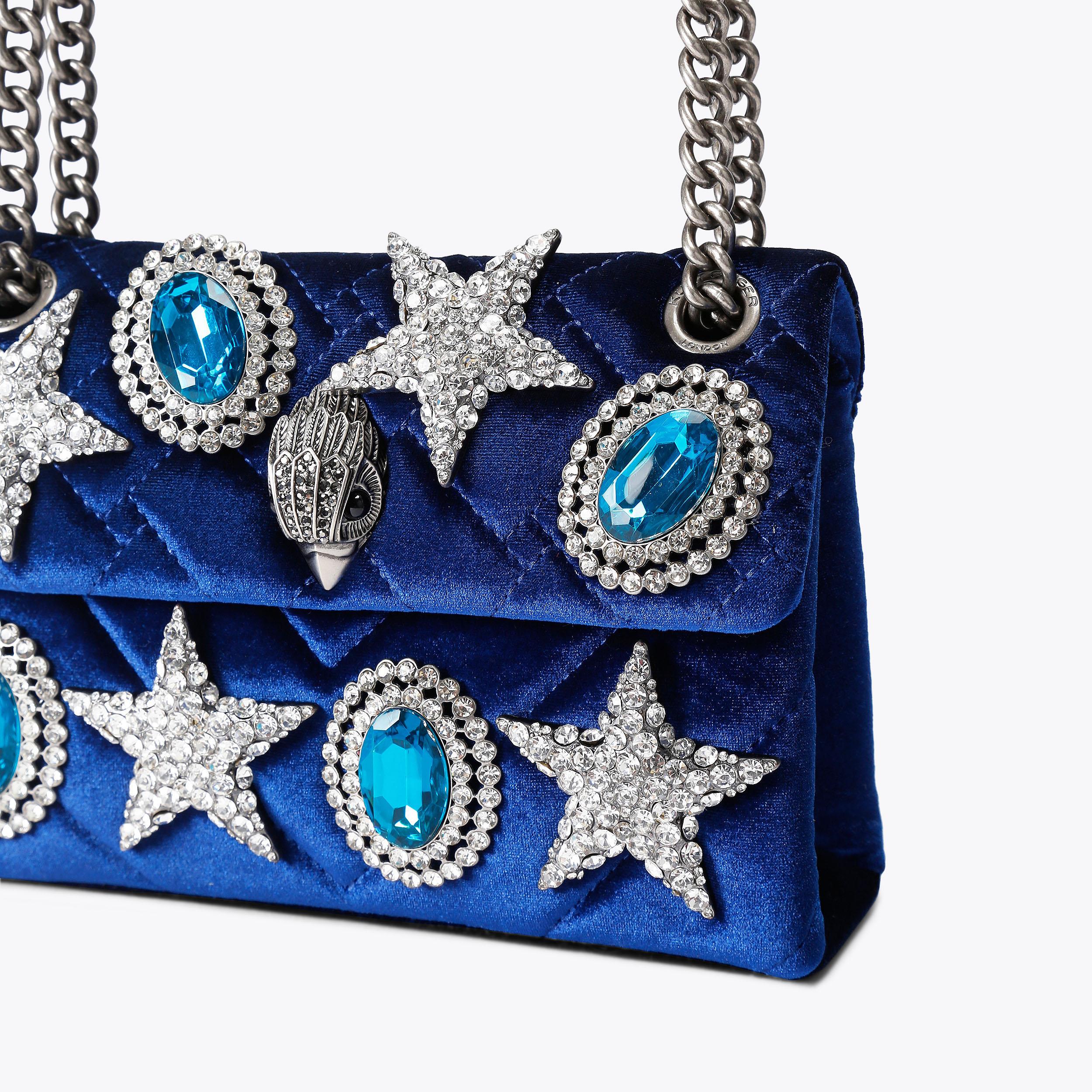 MINI VELVET KENSINGTON BAG