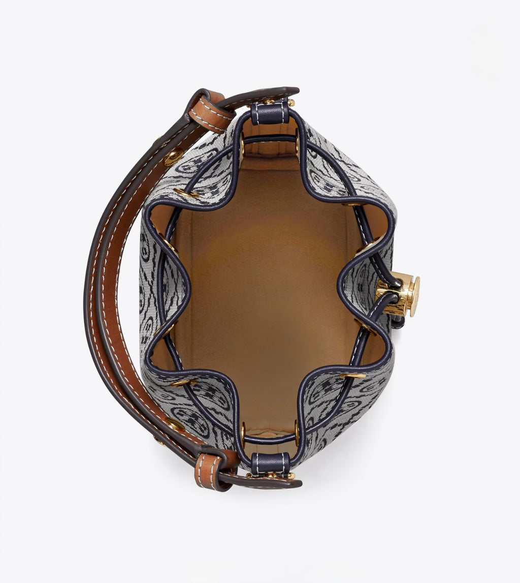 T MONOGRAM BUCKET BAG