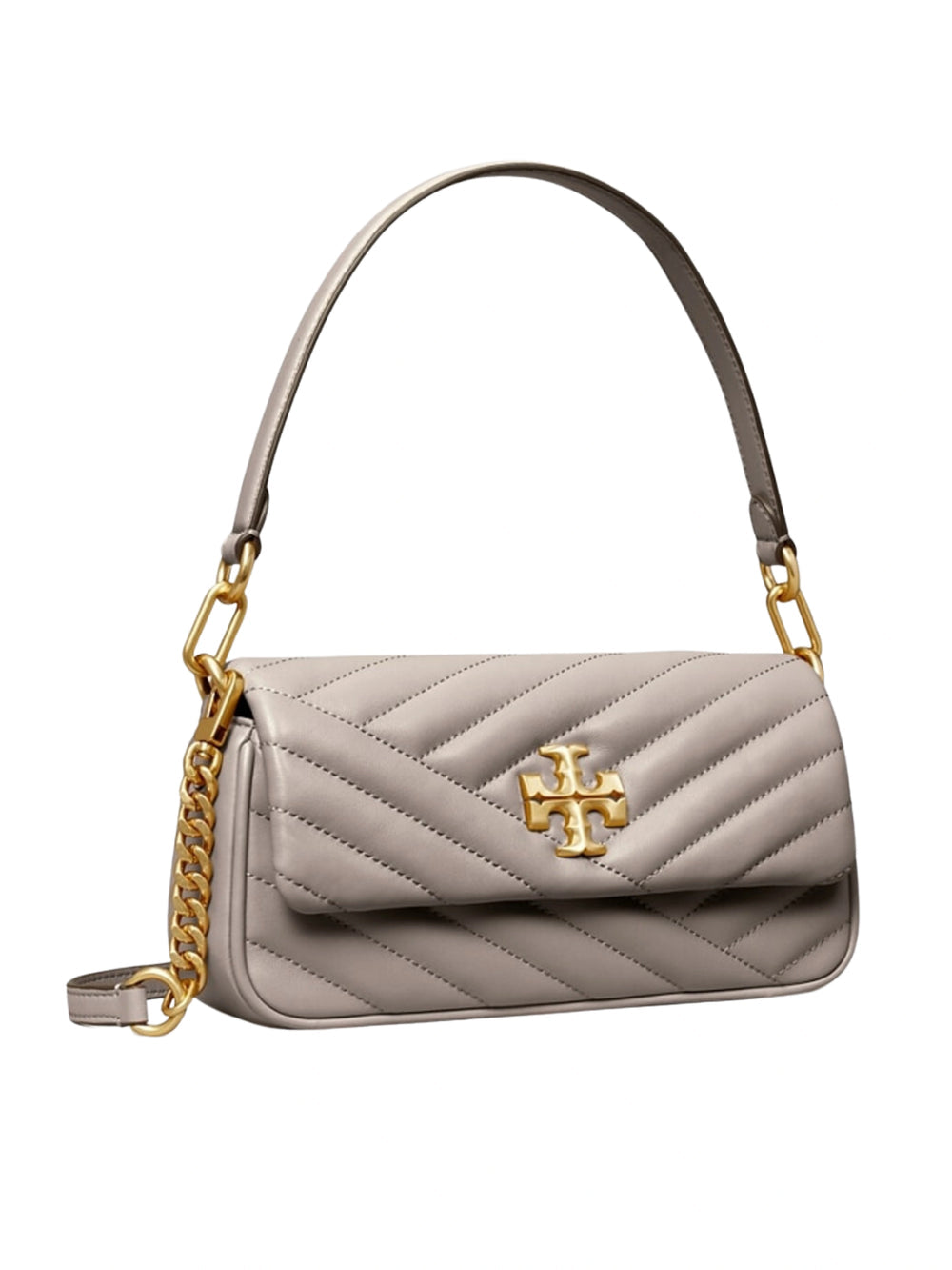 SMALL KIRA CHEVRON FLAP SHOULDER BAG