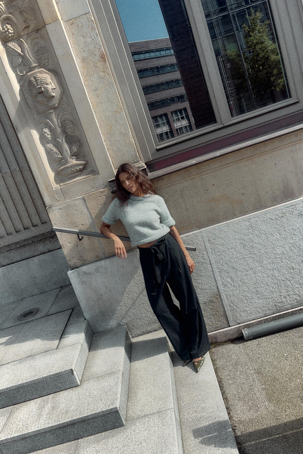 ZARA DARK KHAKI GREEN