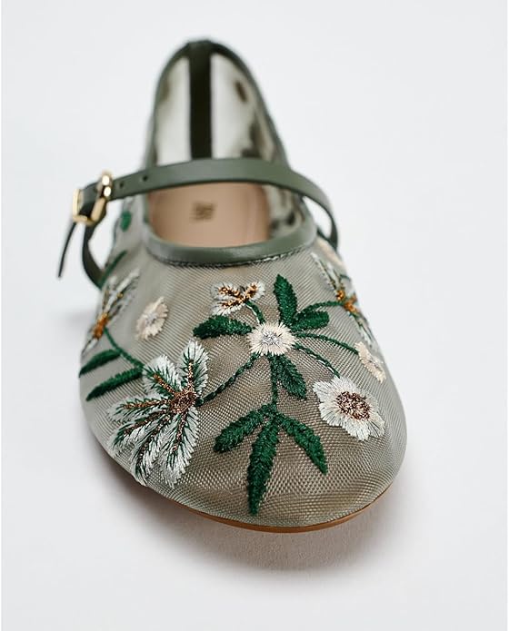 IMPORTED EMBROIDERY BALLERINA