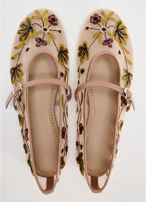 IMPORTED EMBROIDERY BALLERINAS