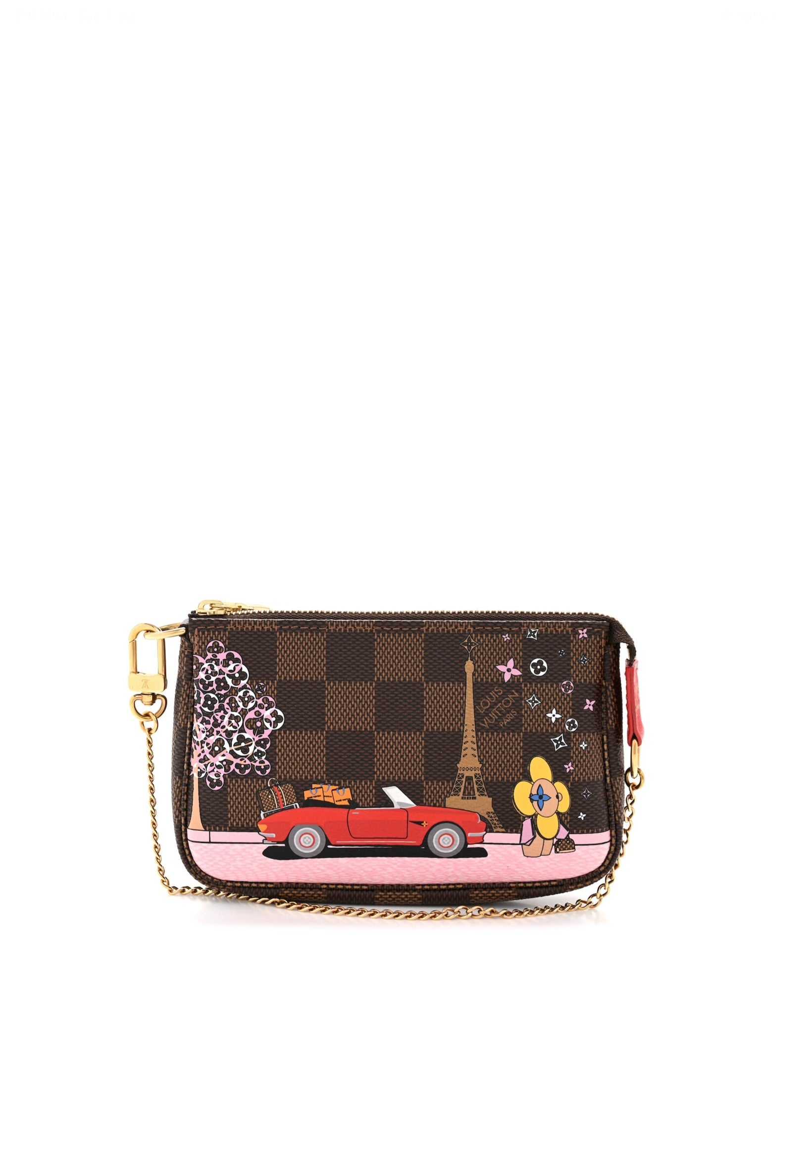 LOUIS VUITTON Christmas Animation Tokyo Mini Pochette