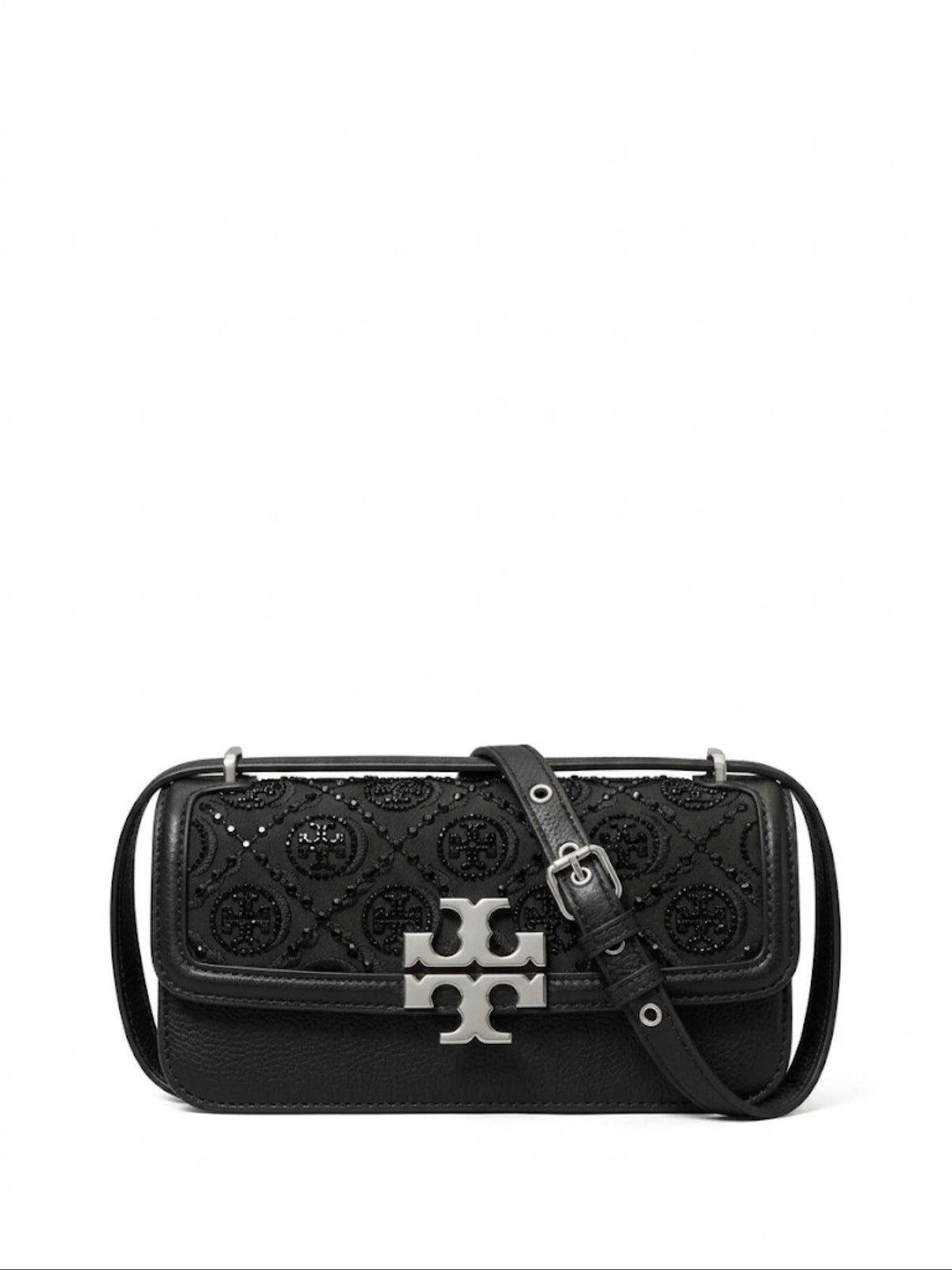 ELEANOR T MONOGRAM SHOULDER BAG