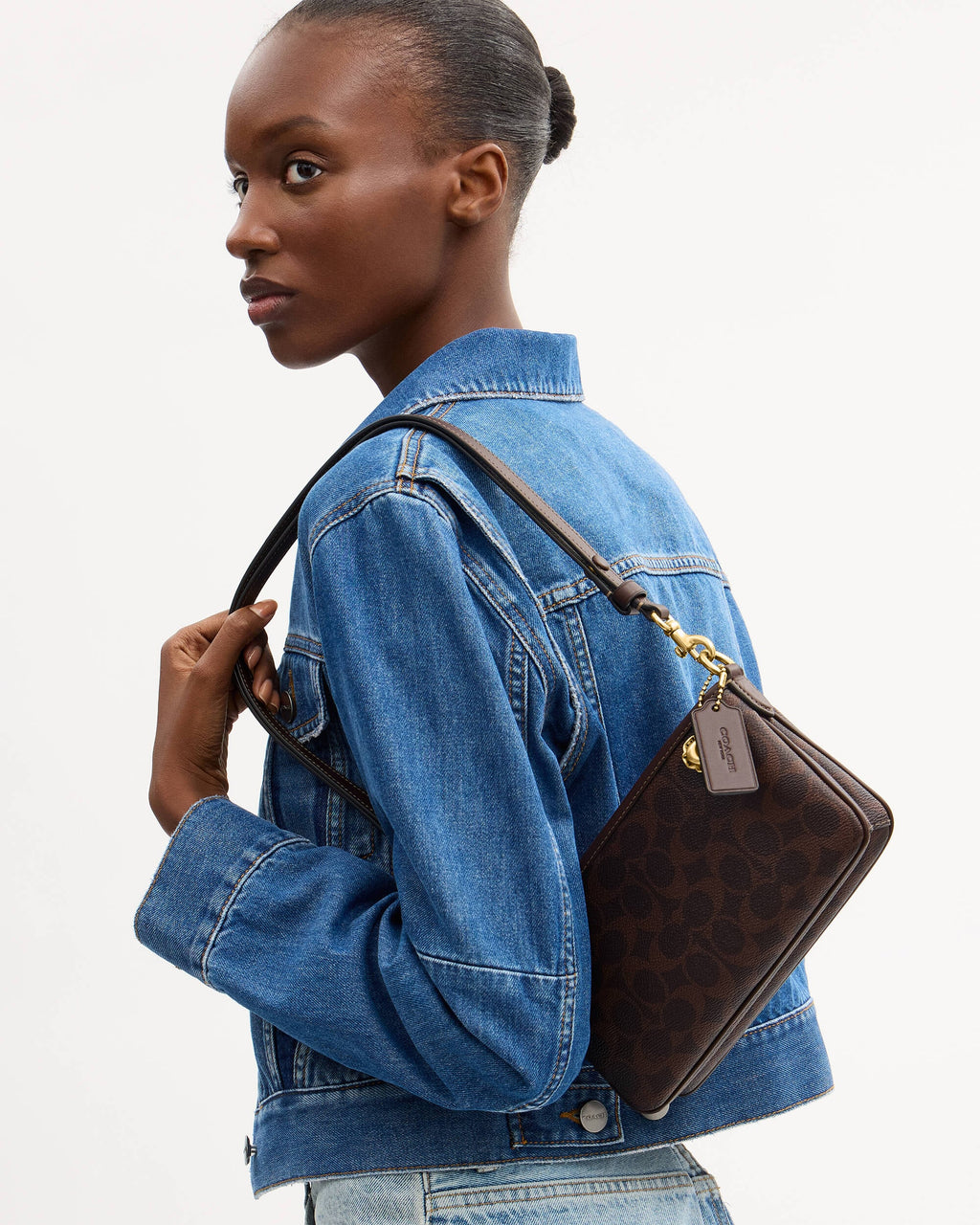 Audrey Crossbody Bag in Signature Canvas