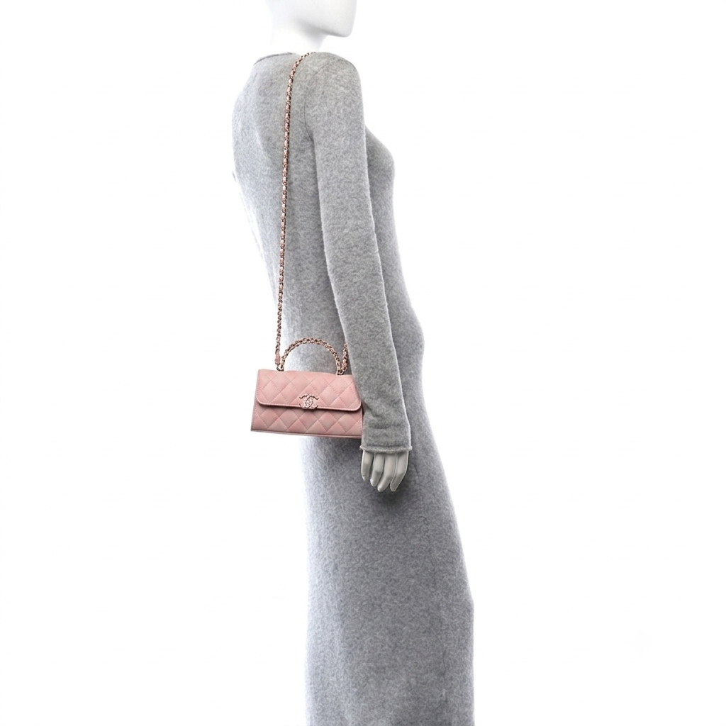 Chanel 25S Top Handle Kelly Clutch