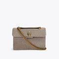 LARGE FABRIC KENSINGTON BAG