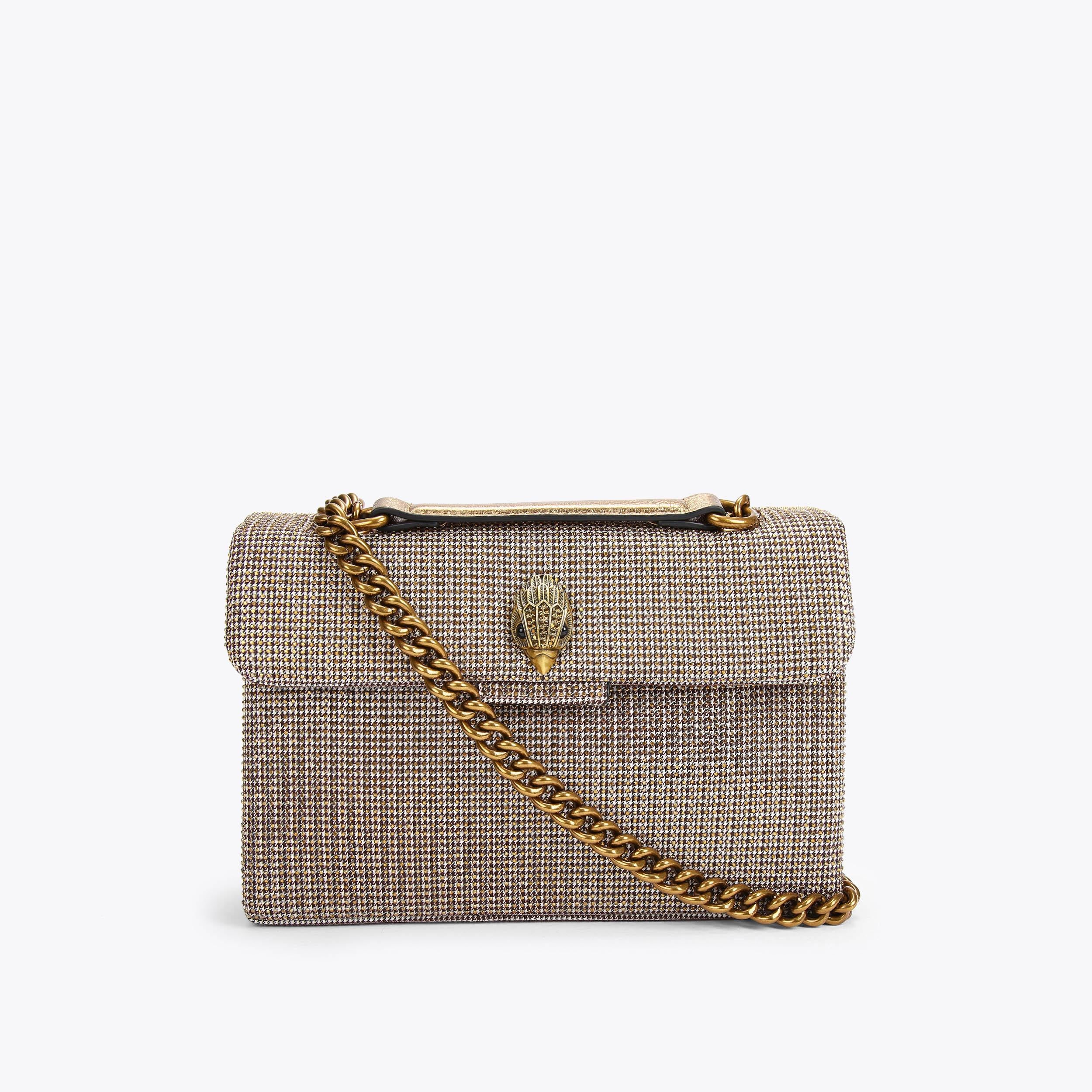 LARGE FABRIC KENSINGTON BAG
