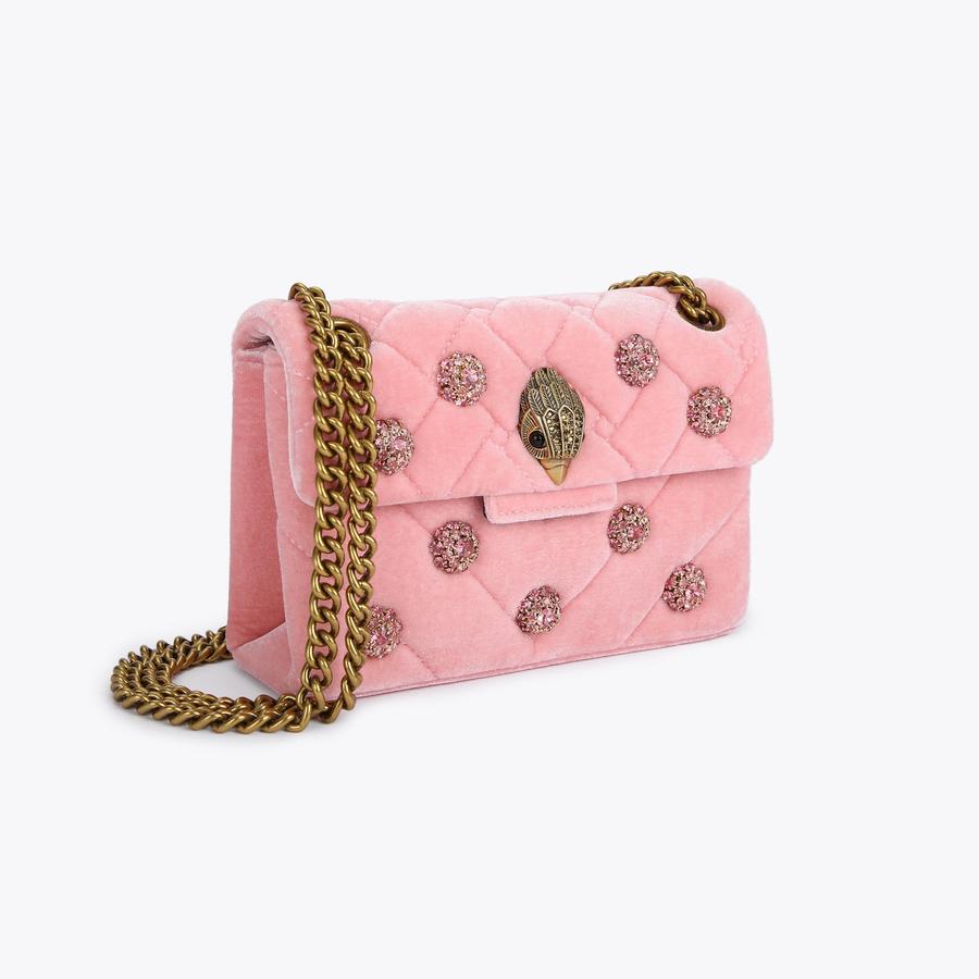 MINI VELVET KENSINGTON BAG