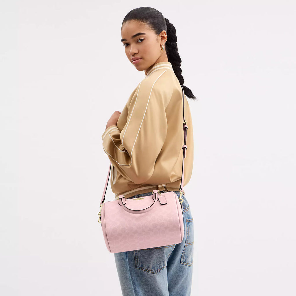 Rowan Satchel Bag In Signature Canvas