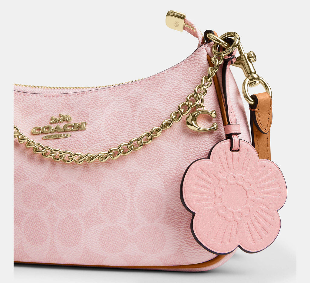 Teri Shoulder Bag In Signature Canvas With Charms