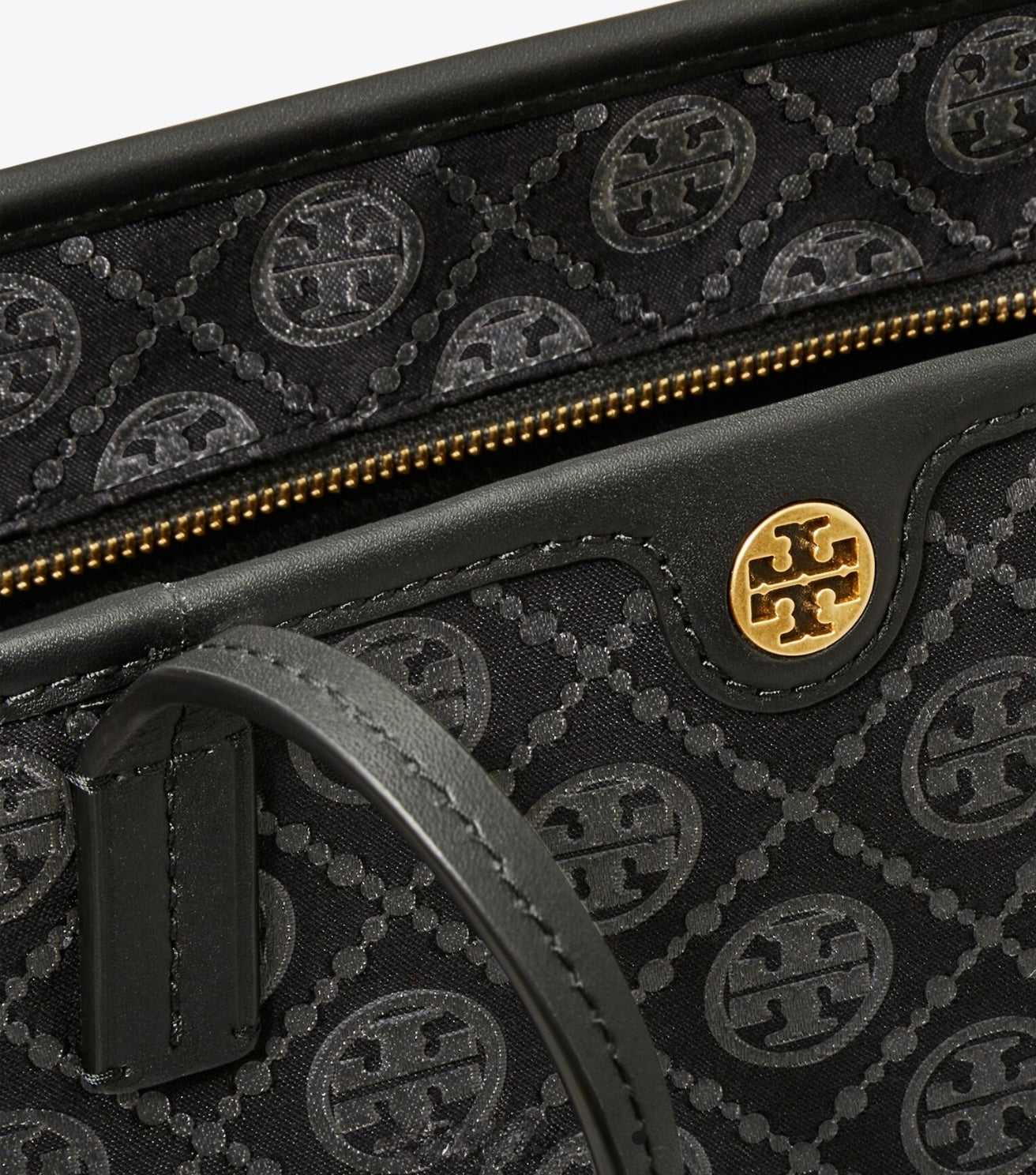 SMALL T MONOGRAM ZIP TOTE