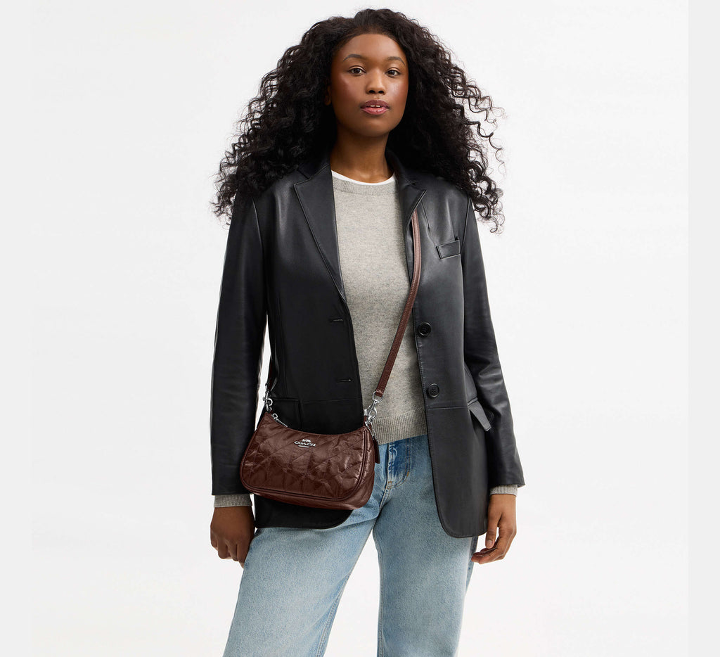 Teri shoulder bag with quilting