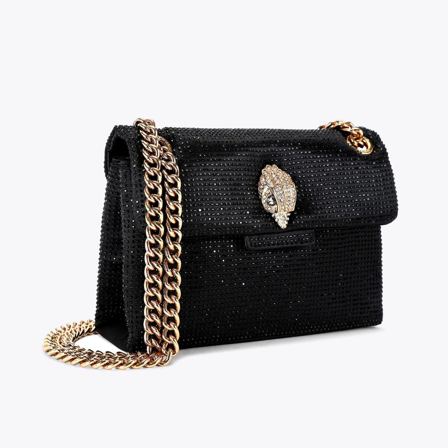 MINI KENSINGTON BLACK CRYSTAL BAG