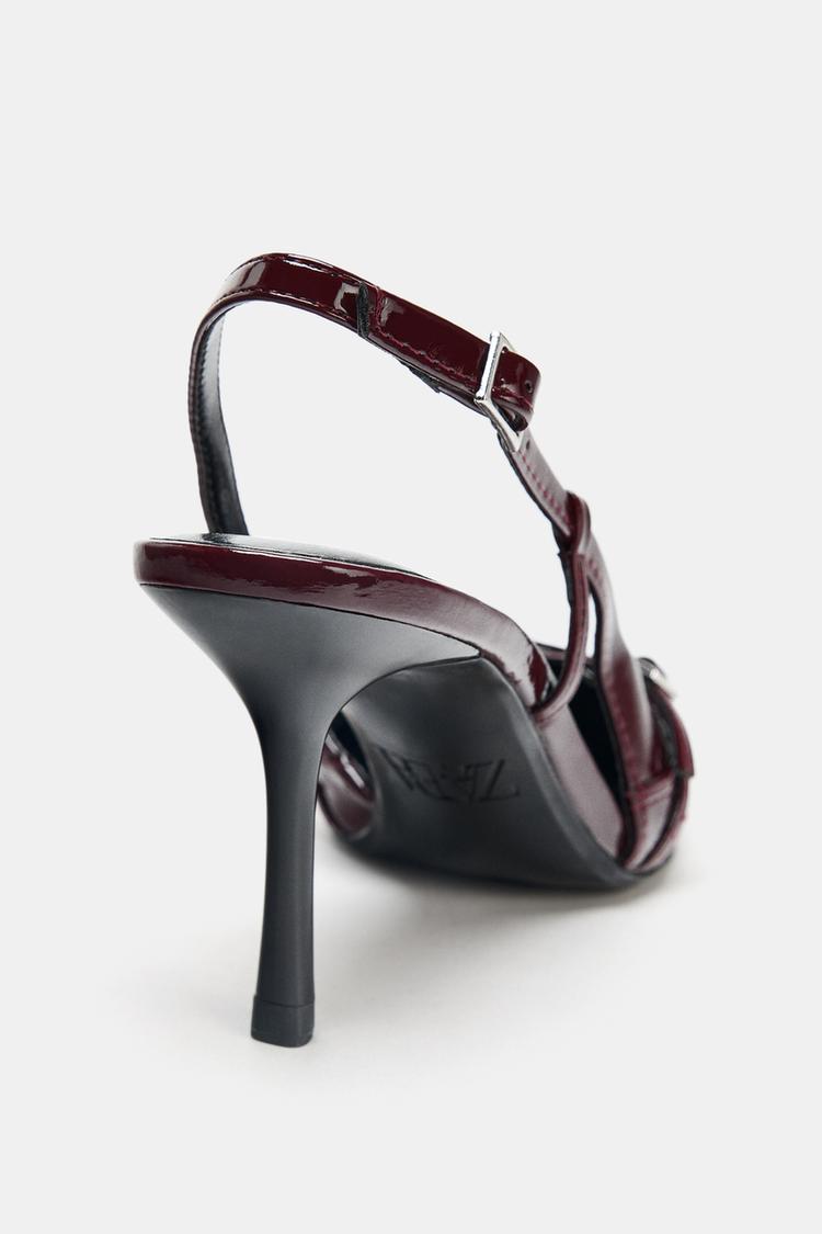 ZARA BURGUNDY CHERRY HEELS