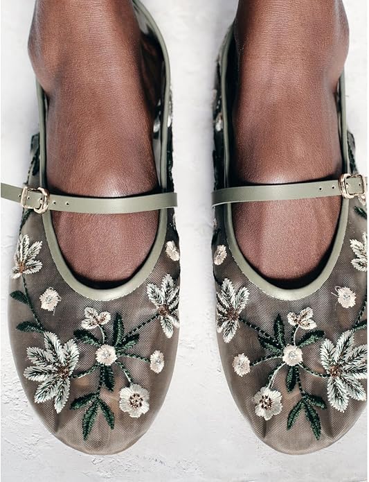 IMPORTED EMBROIDERY BALLERINA