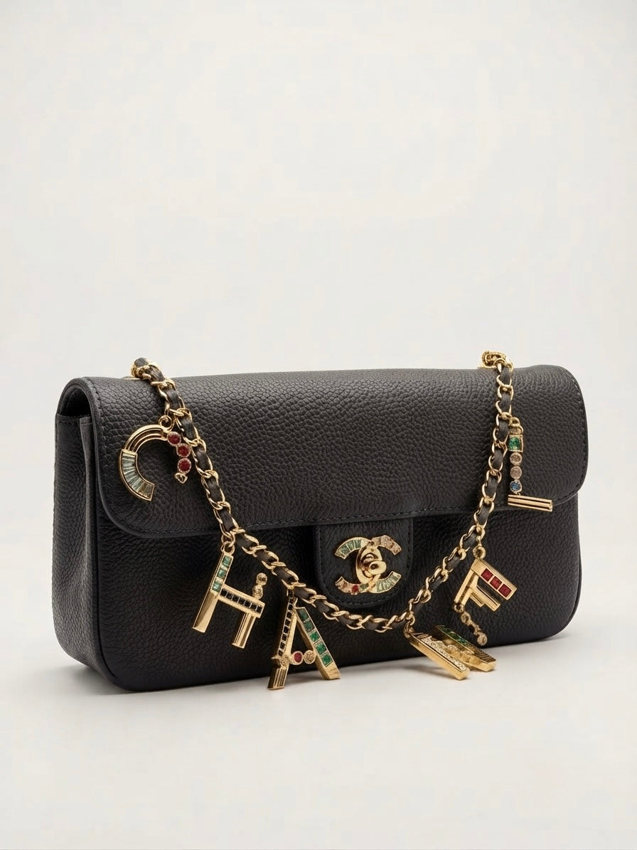 Small Souplissimo Maxi Flap with chain