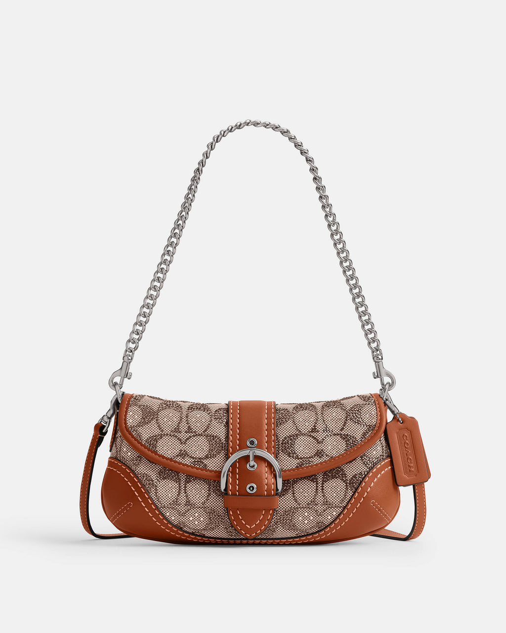 Soho Bag 25 In Crystal Signature Jacquard