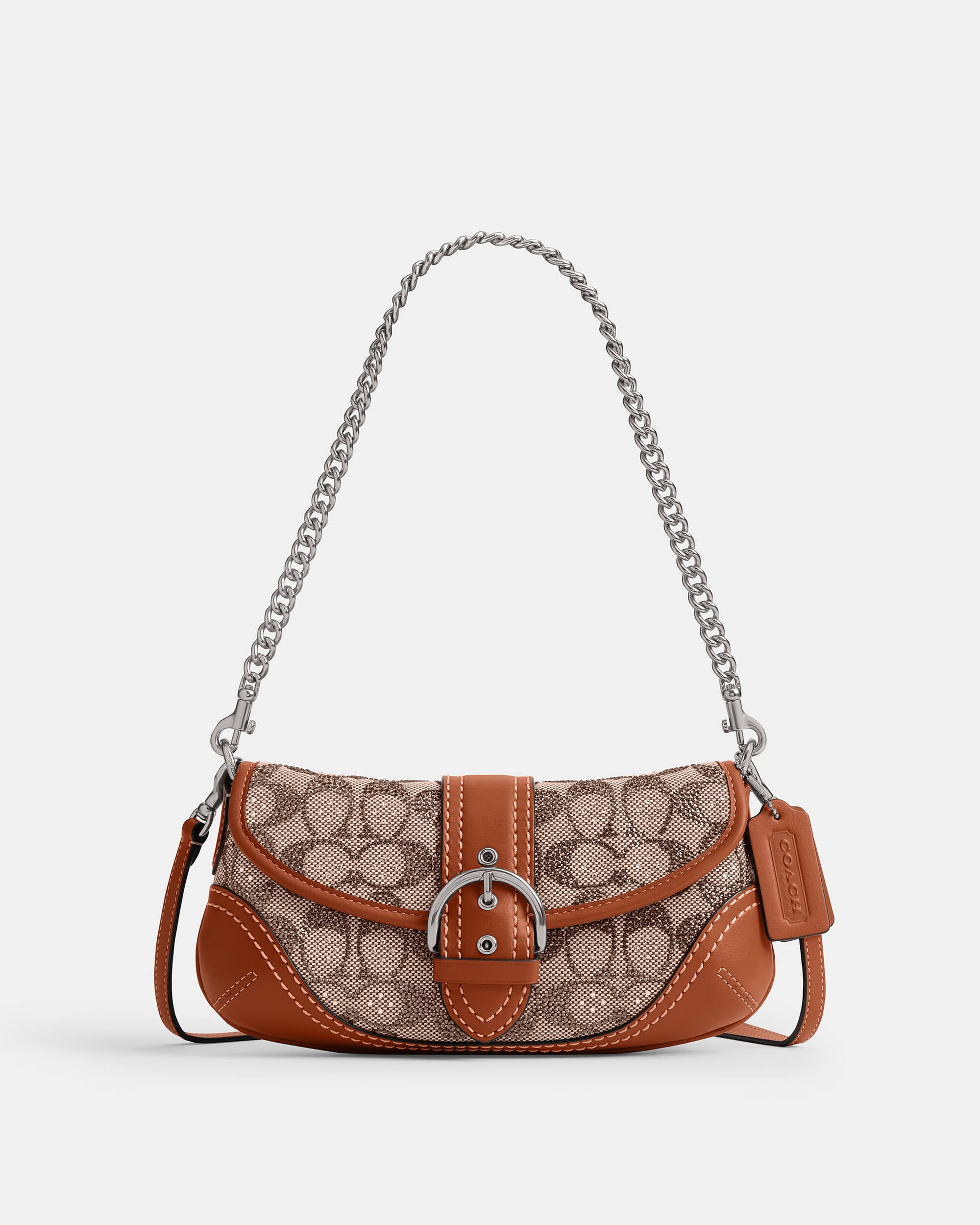 Soho Bag 25 In Crystal Signature Jacquard
