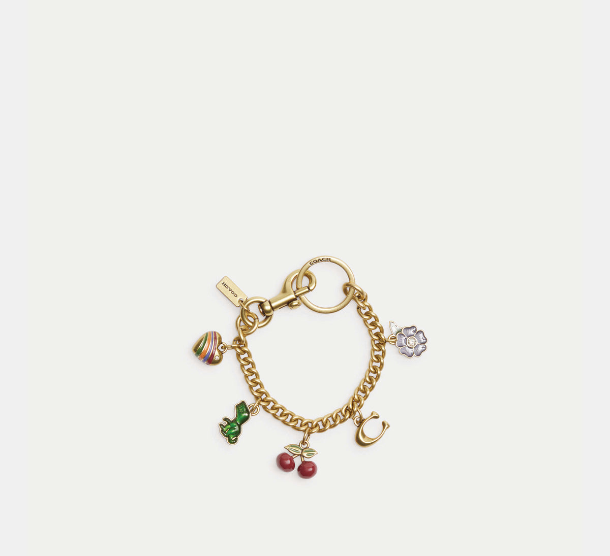 Motif Chain Bag Charm