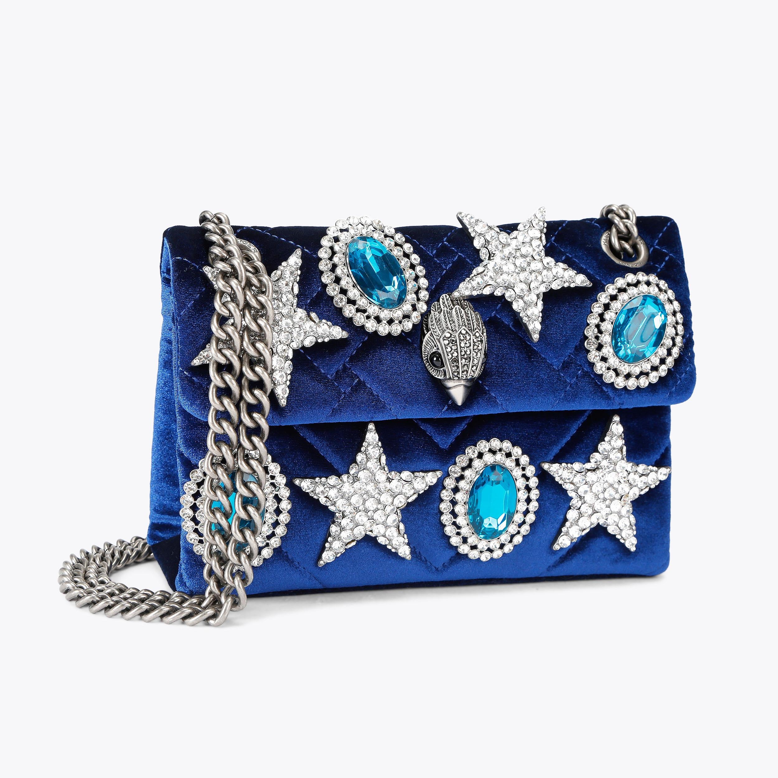 MINI VELVET KENSINGTON BAG