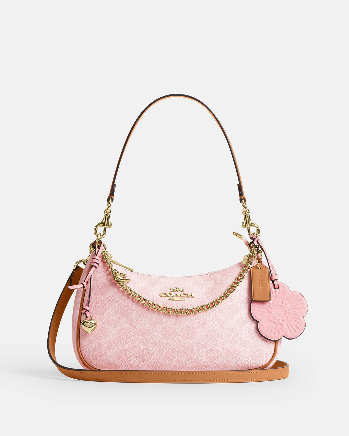 Teri bag in signature canvas with charms