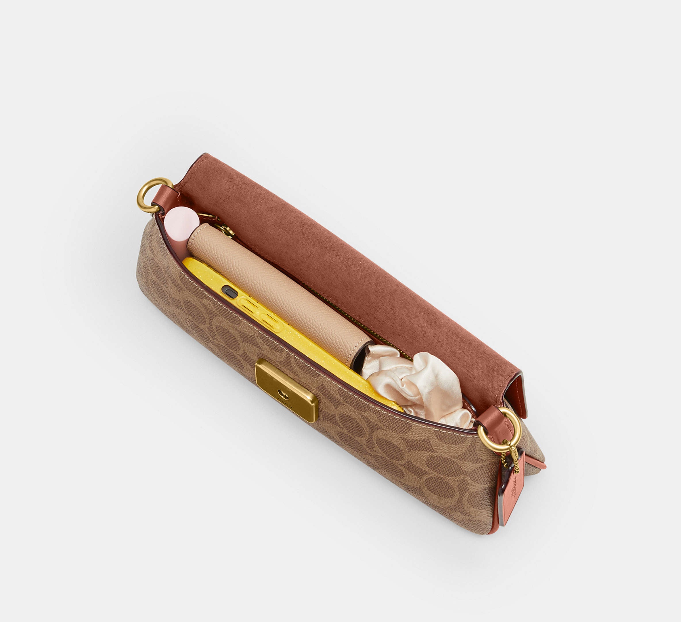 Jet Shoulder Bag In Signature Canvas