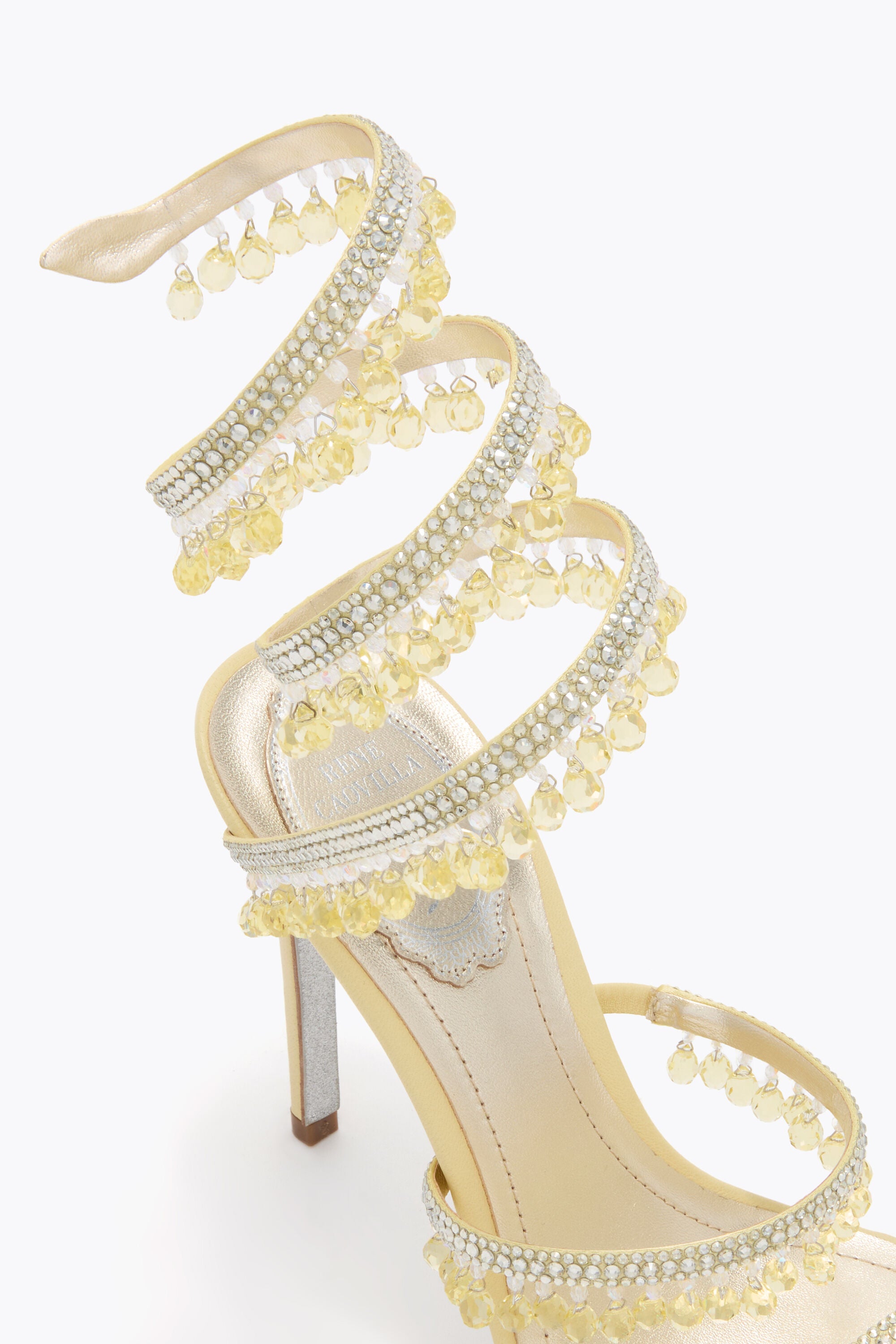 CHANDELIER BUTTER YELLOW SANDAL