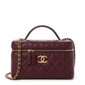 Top Handle Long Vanity Case with Chain
