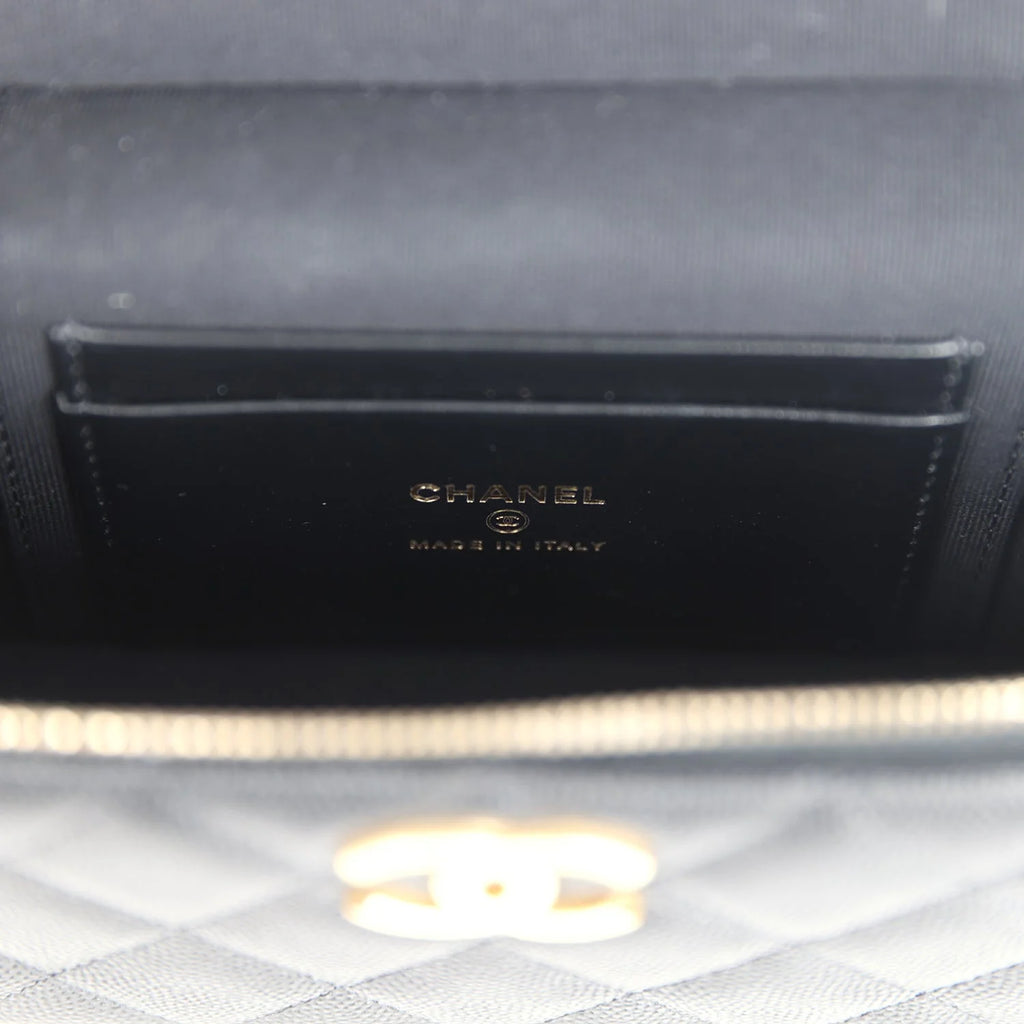 Top Handle Long Vanity Case with Chain