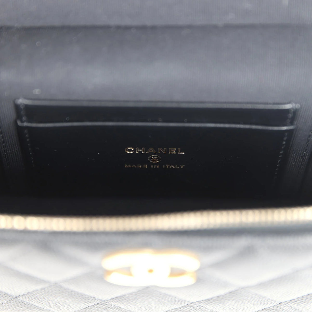 Top Handle Long Vanity Case with Chain