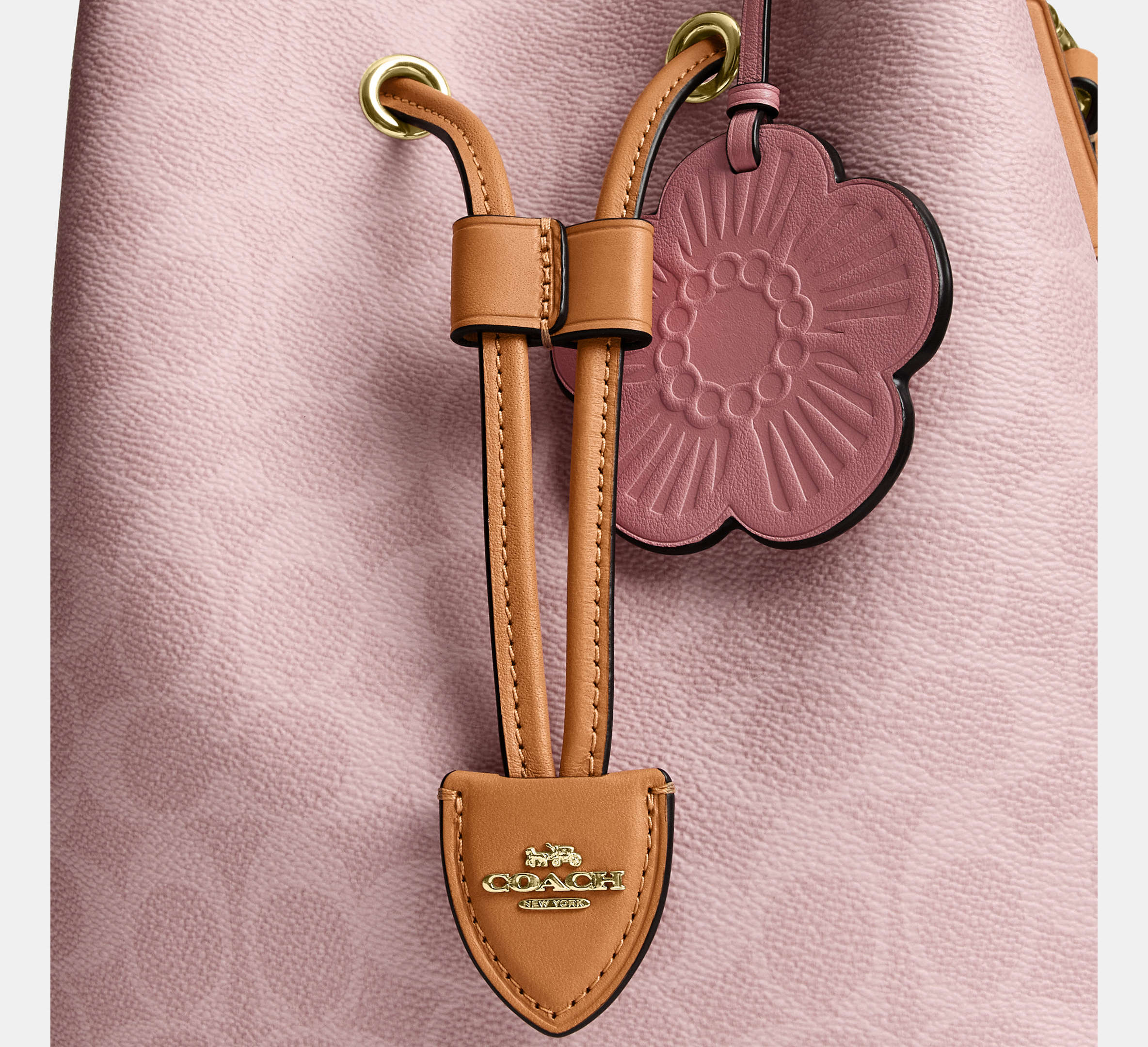 Rowan Bucket Bag In Signature Canvas With Charms