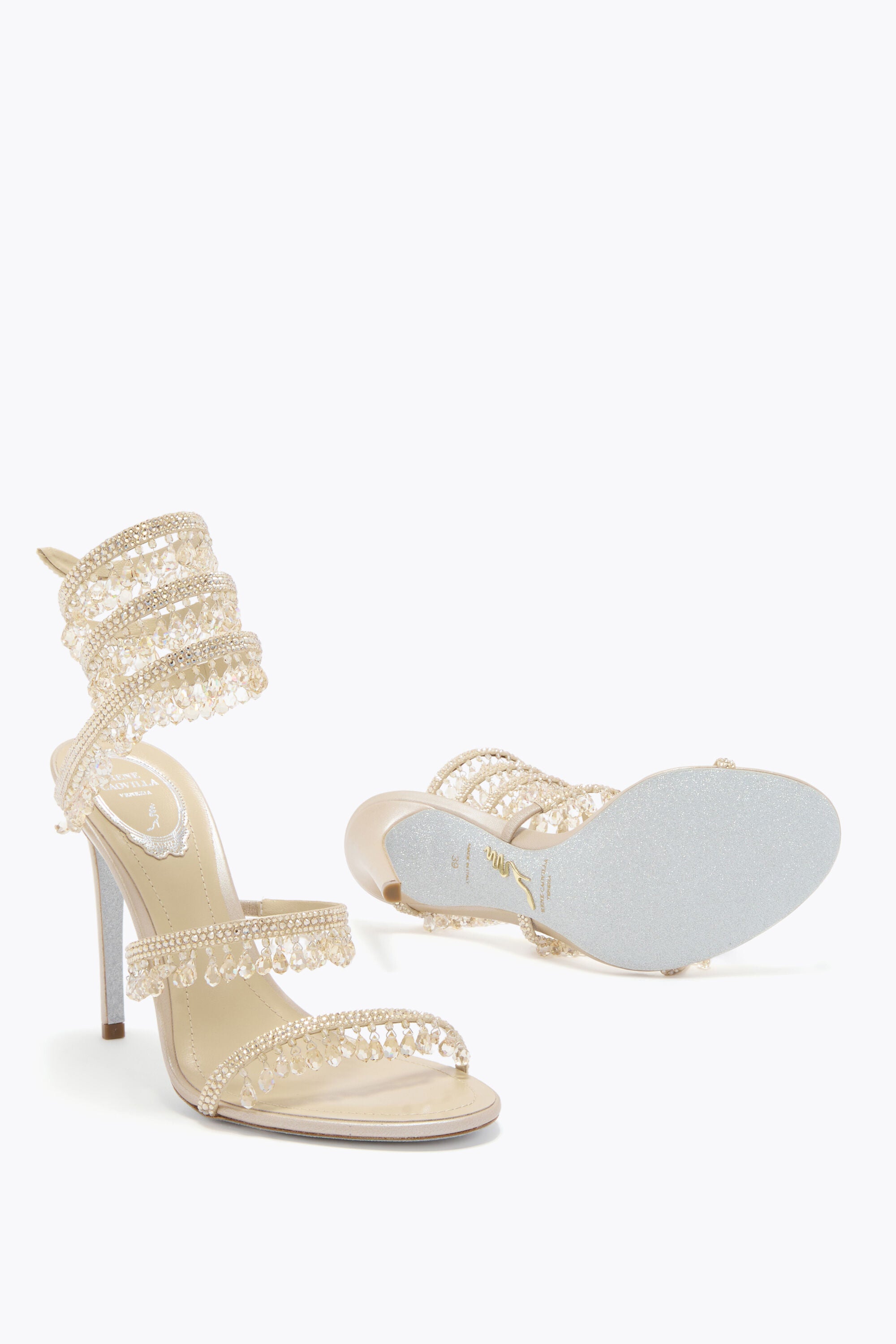 CHANDELIER CHAMPAGNE SANDAL