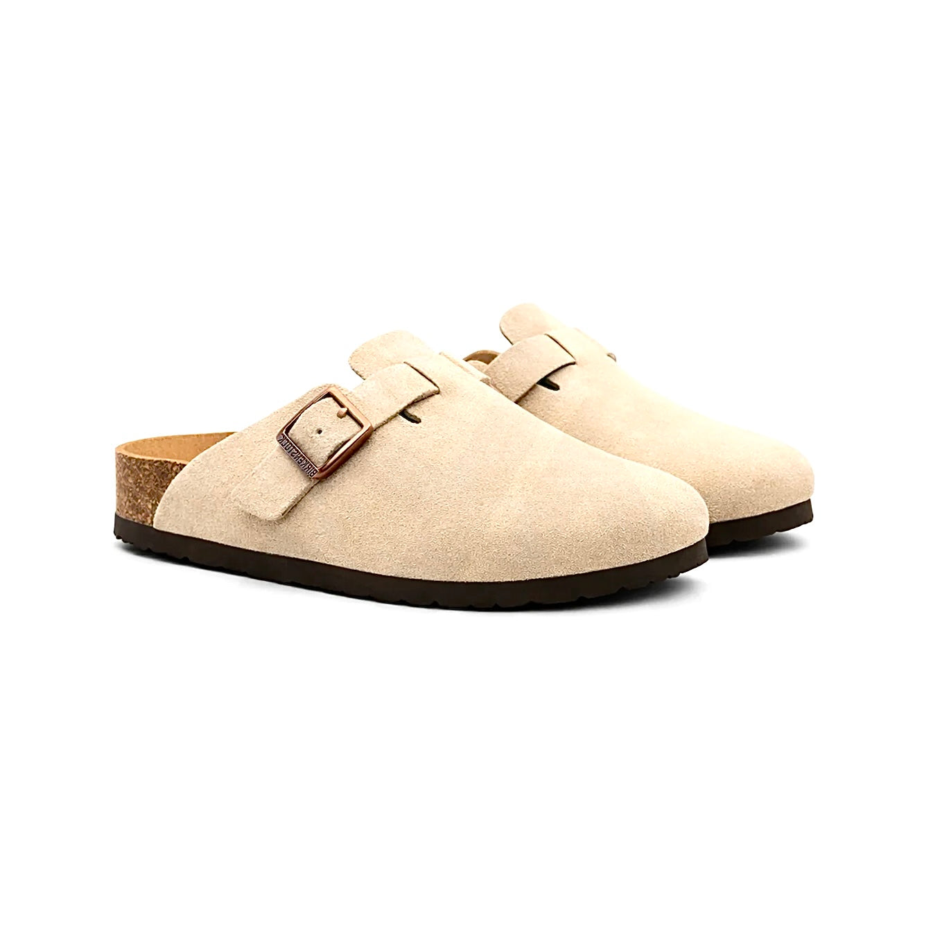 SUEDE BOSTON CLOGS