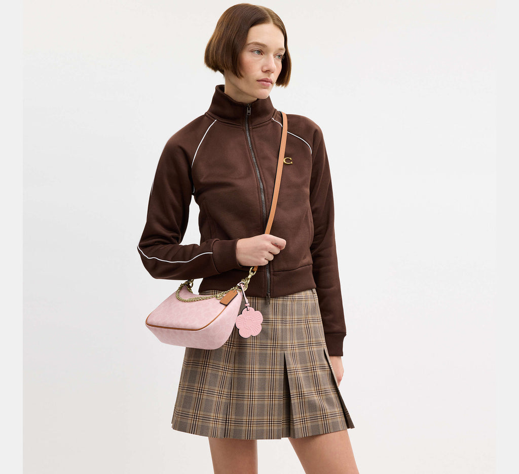 Teri Shoulder Bag In Signature Canvas With Charms
