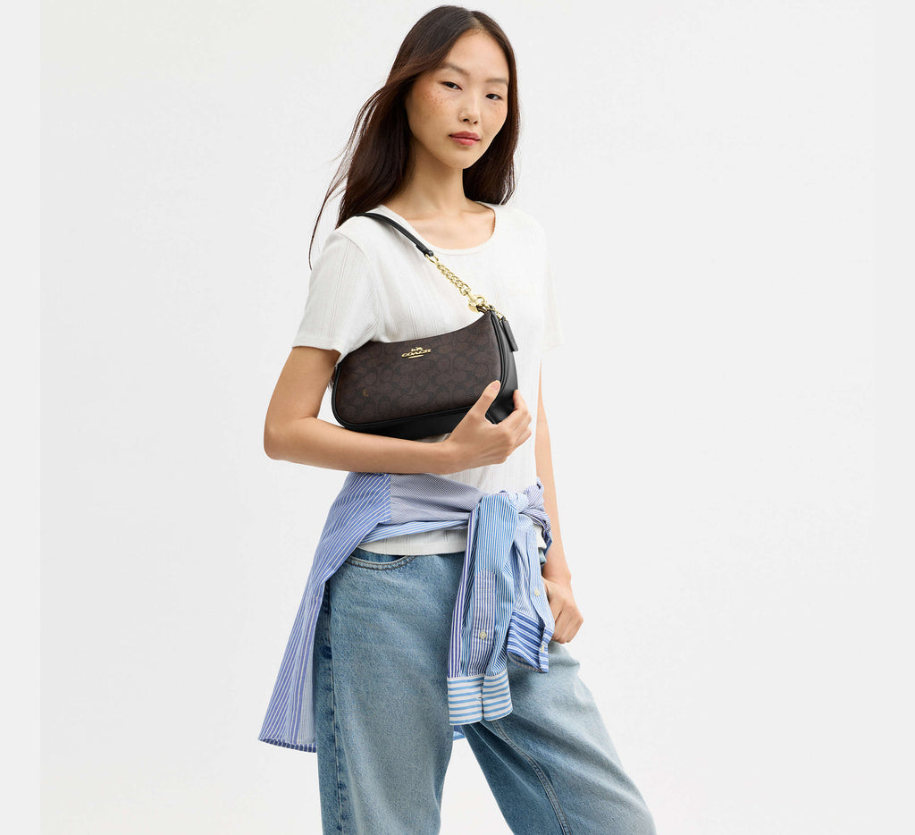 Teri Shoulder Bag In Signature Canvas