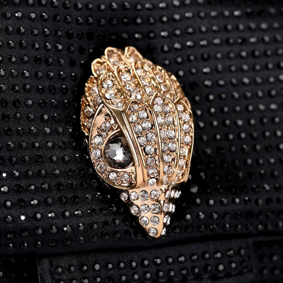 MINI KENSINGTON BLACK CRYSTAL BAG