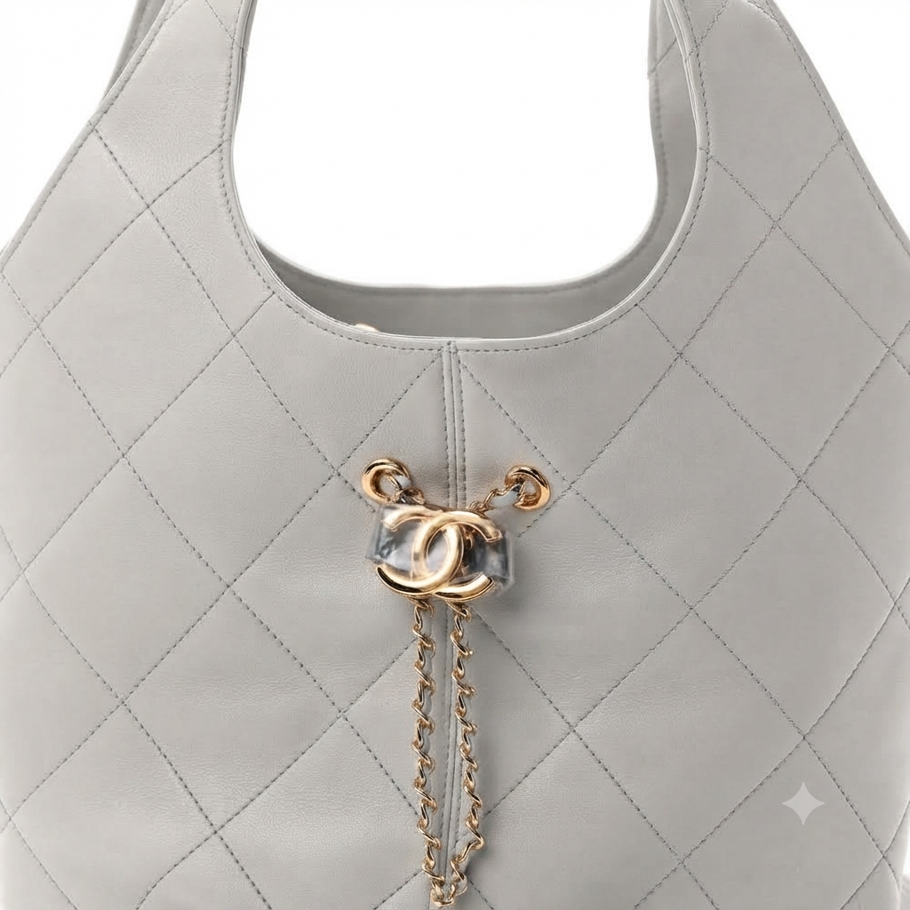 Top Handle Long Vanity Case with Chain
