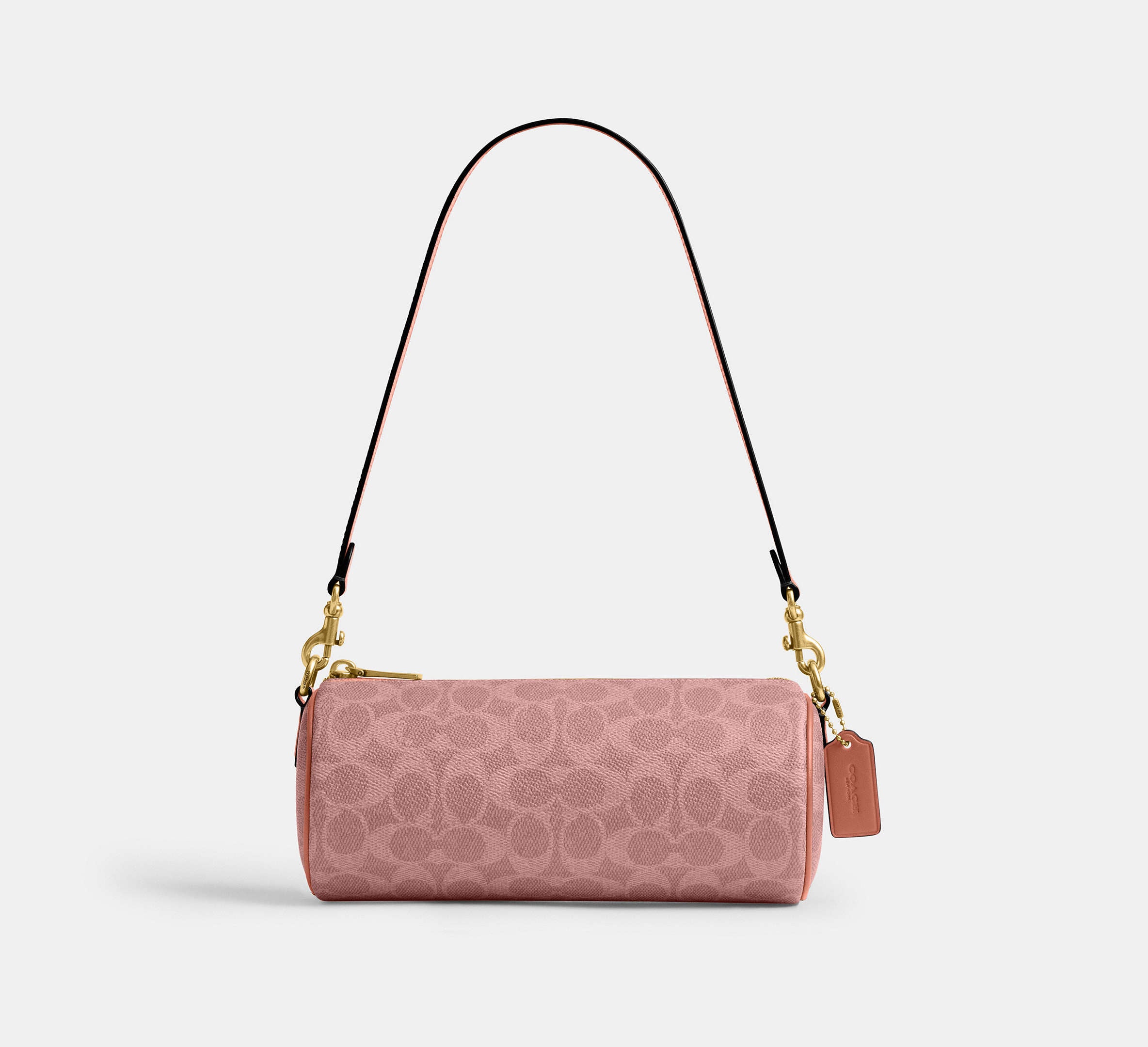 Barrel bag in signature canvas