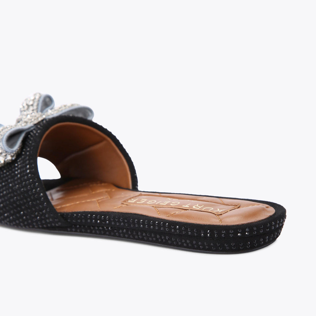KENSINGTON BOW FLAT SANDAL