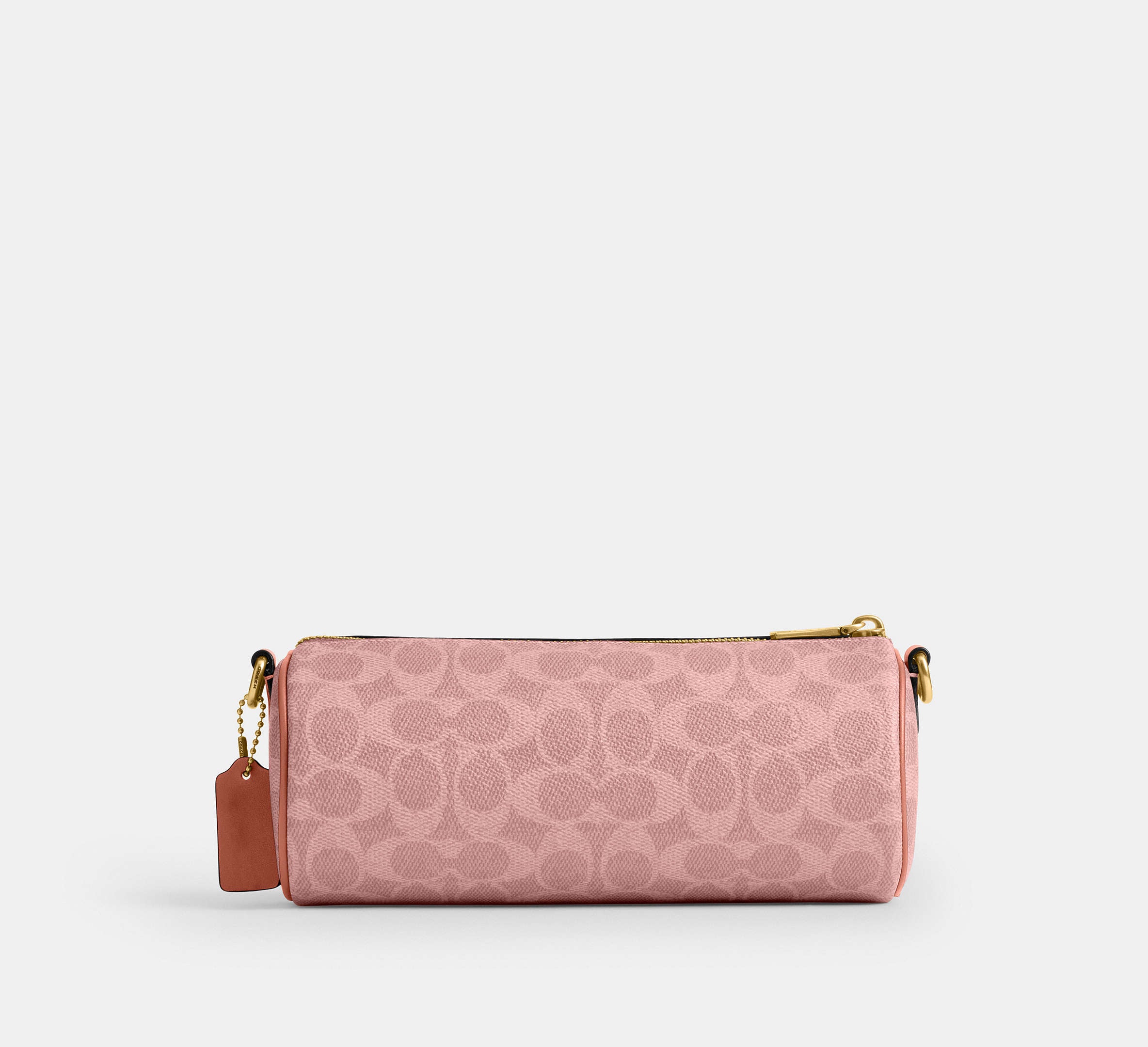 Barrel bag in signature canvas