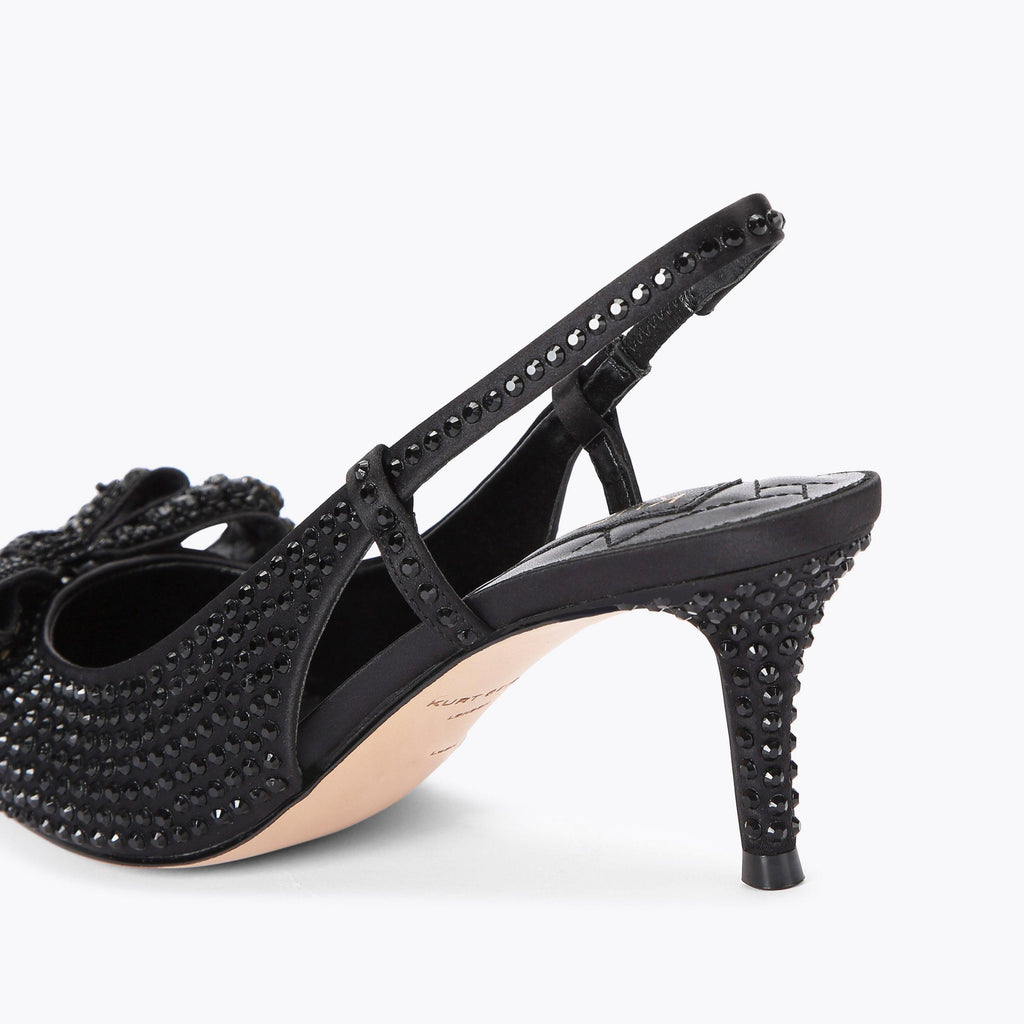 BELGRAVIA BOW SLING HEELS