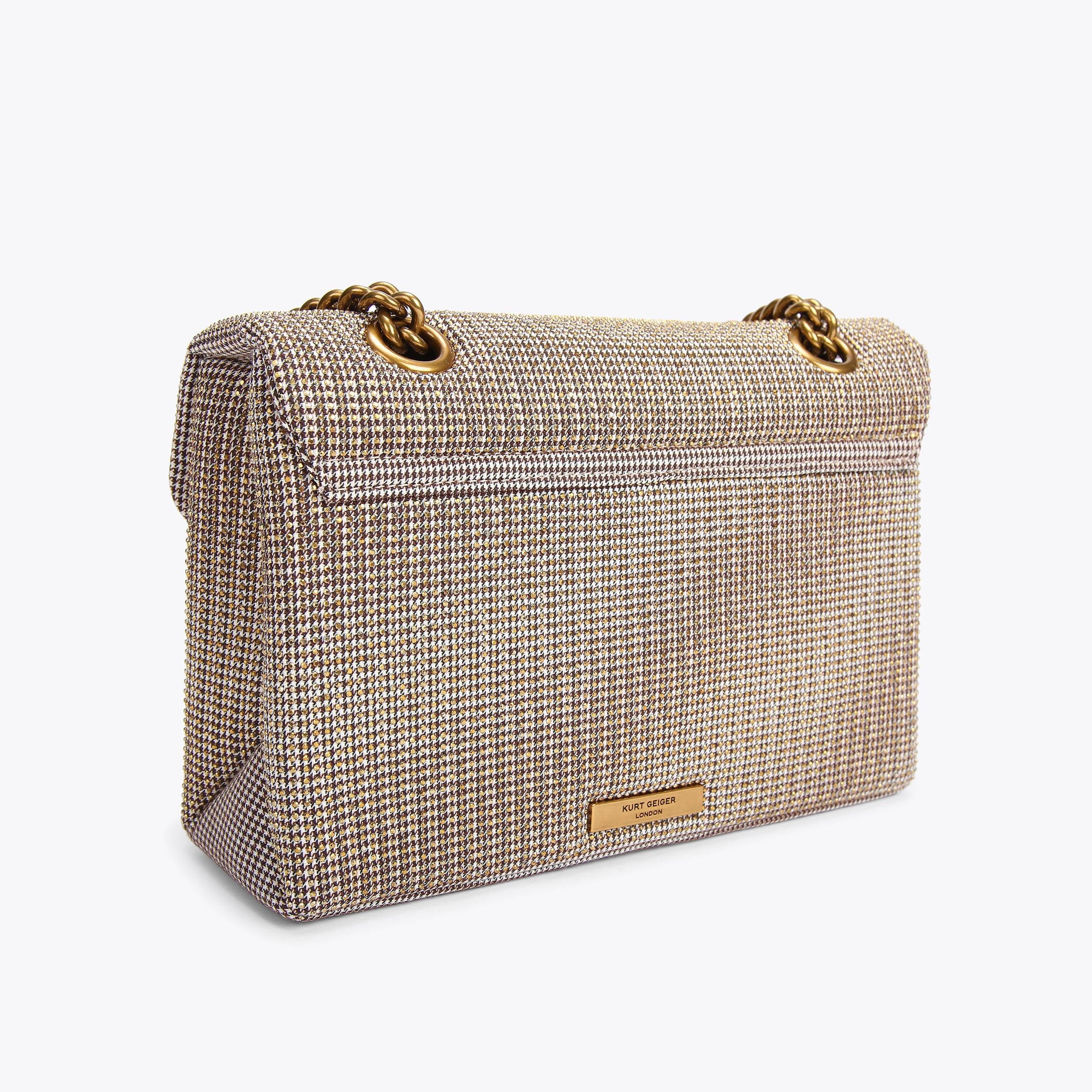 LARGE FABRIC KENSINGTON BAG